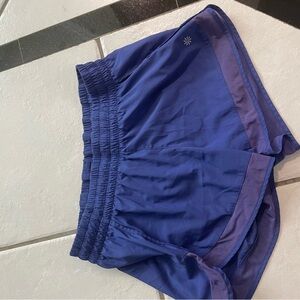 Athleta Blue Athletic Shorts Lightweight Performance Design